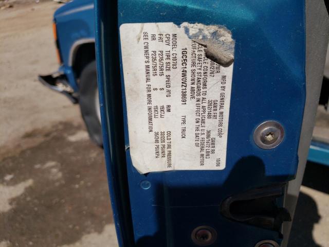 1997 Chevrolet Gmt-400 C1500 VIN: 1GCEC14W0VZ138691 Lot: 56114374