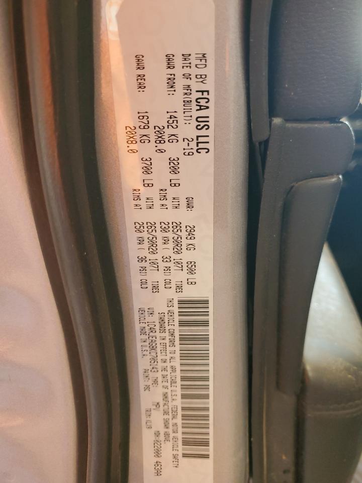 1C4RJEAG8KC705143 2019 Jeep Grand Cherokee Laredo