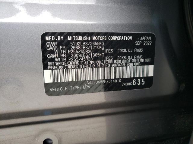 2023 Mitsubishi Outlander Se VIN: JA4J3UA86PZ014010 Lot: 55387834