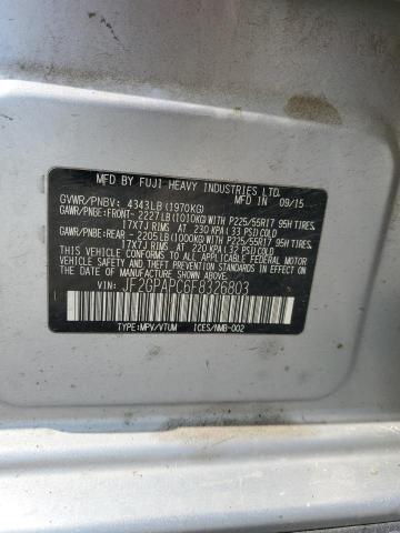 2015 Subaru Xv Crosstrek 2.0 Limited VIN: JF2GPAPC6F8326803 Lot: 53276824