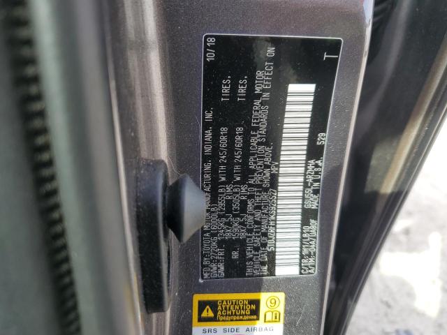 2019 Toyota Highlander Se VIN: 5TDJZRFH1KS925527 Lot: 55945684