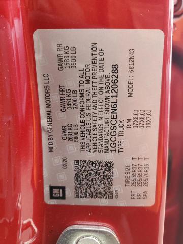 2020 Chevrolet Colorado Lt VIN: 1GCGSCEN6L1206288 Lot: 55295874