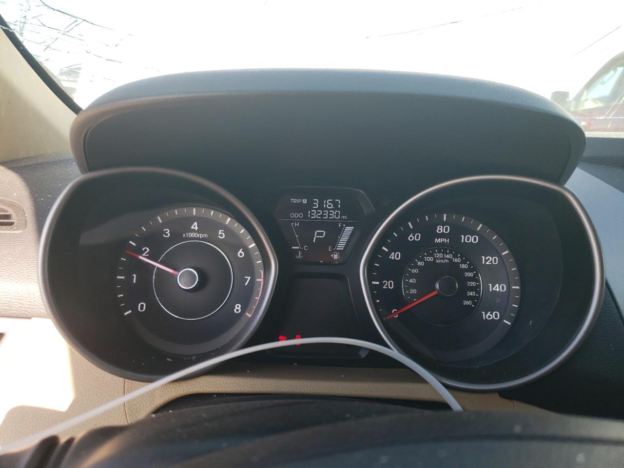 5NPDH4AE5DH203129 2013 Hyundai Elantra Gls