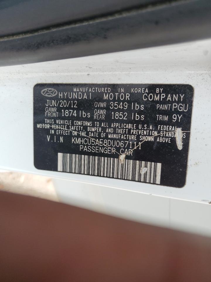 KMHCU5AE8DU067111 2013 Hyundai Accent Gls