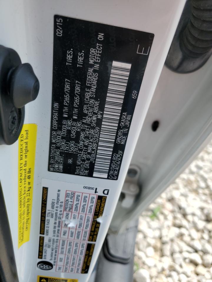 JTEBU5JR8F5238399 2015 Toyota 4Runner Sr5