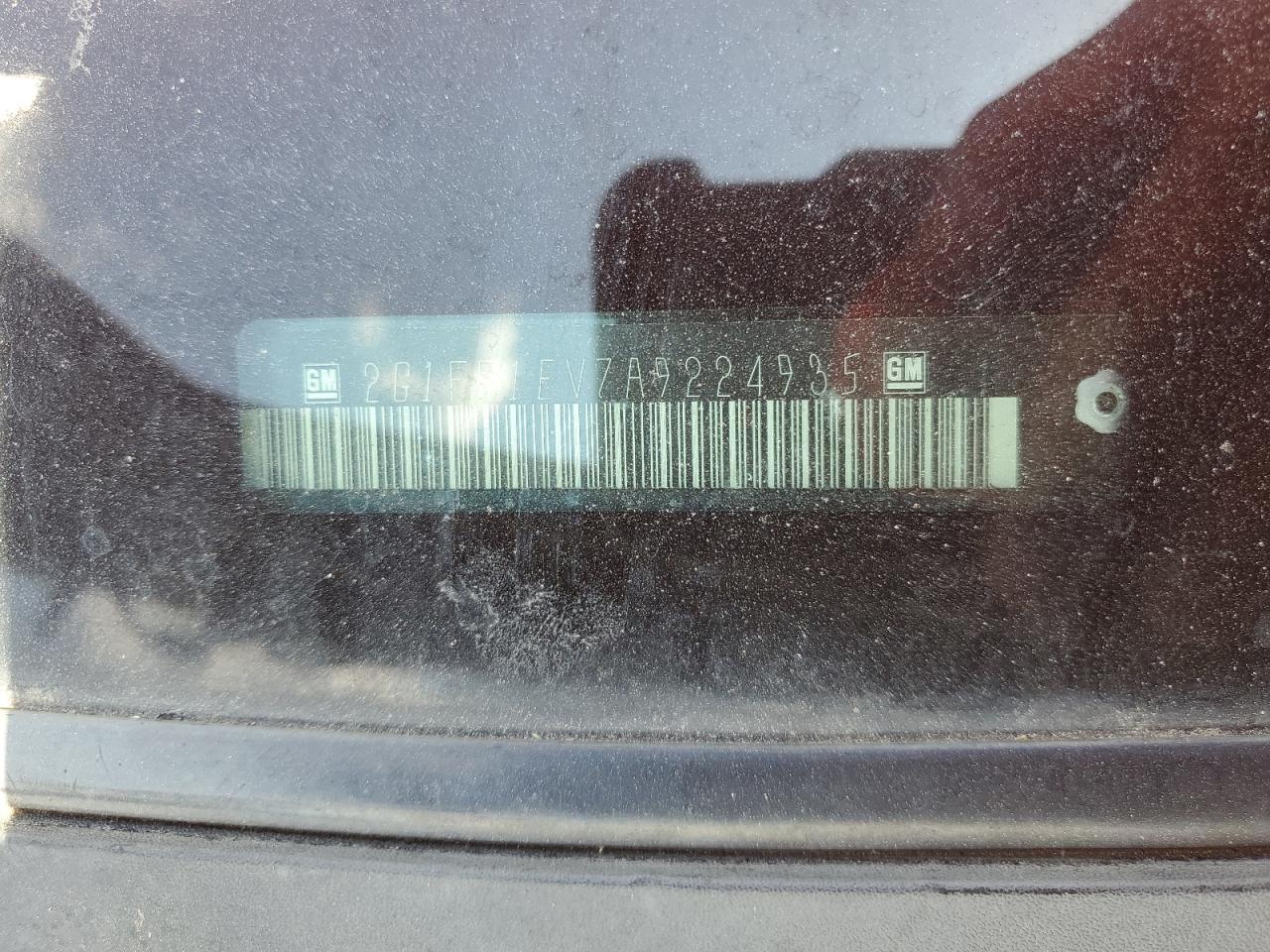 2G1FF1EV7A9224935 2010 Chevrolet Camaro Lt