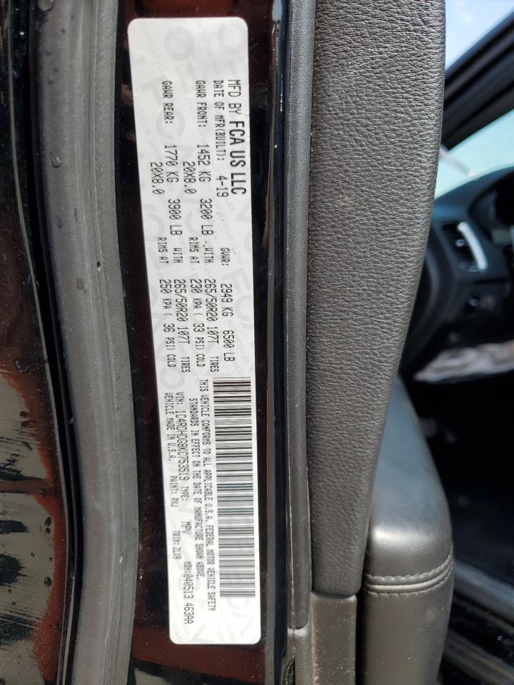 1C4RDHDG8KC753519 2019 Dodge Durango Gt