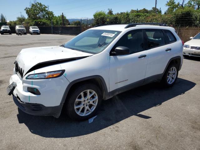 2016 Jeep Cherokee Sport VIN: 1C4PJLABXGW127925 Lot: 55495514