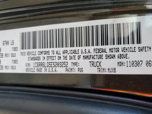 2014 Ram 1500 Slt VIN: 1C6RR6LG5ES203252 Lot: 56346274