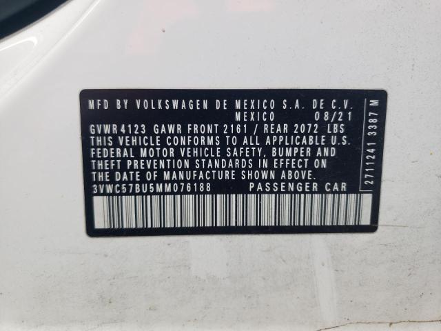 2021 Volkswagen Jetta S VIN: 3VWC57BU5MM076188 Lot: 54268144