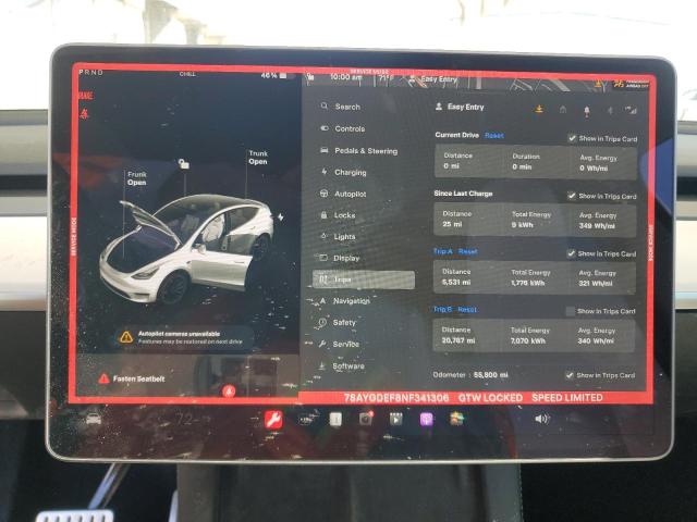 7SAYGDEF8NF341306 Tesla Model Y  9