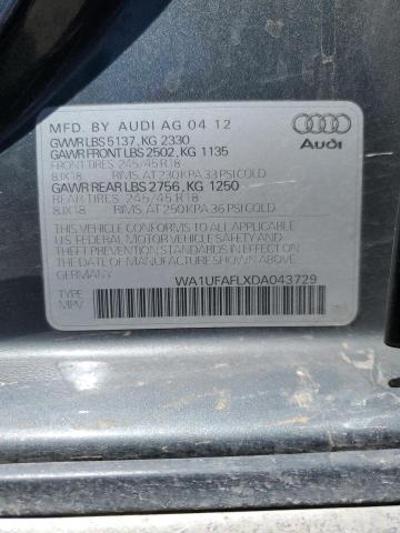 2013 Audi A4 Allroad Premium Plus VIN: WA1UFAFLXDA043729 Lot: 56401624