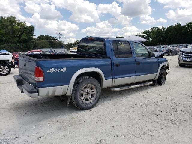 2003 Dodge Dakota Quad Slt VIN: 1D7HG48N63S350446 Lot: 53084024