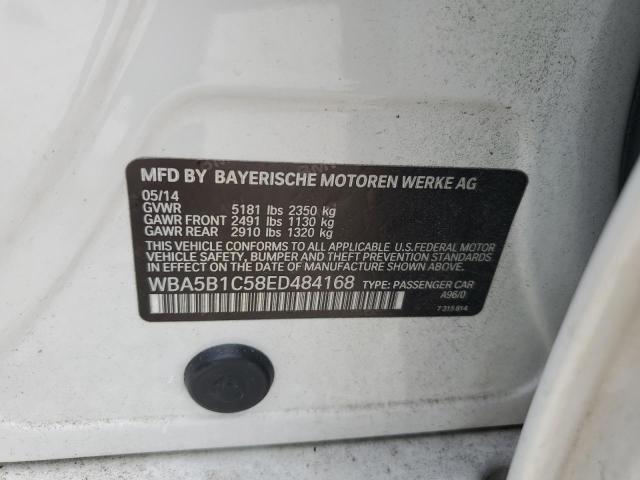 VIN WBA5B1C58ED484168 2014 BMW 5 Series, 535 I no.12