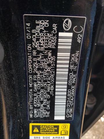 2014 Lexus Es 350 VIN: JTHBK1GG9E2115735 Lot: 54627354