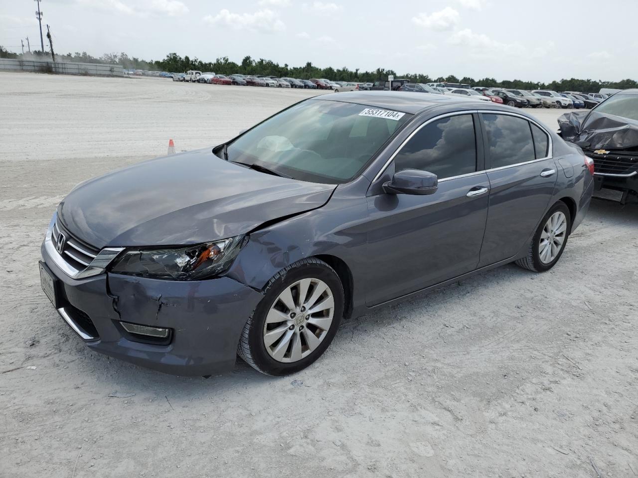 1HGCR2F8XDA048196 2013 Honda Accord Exl