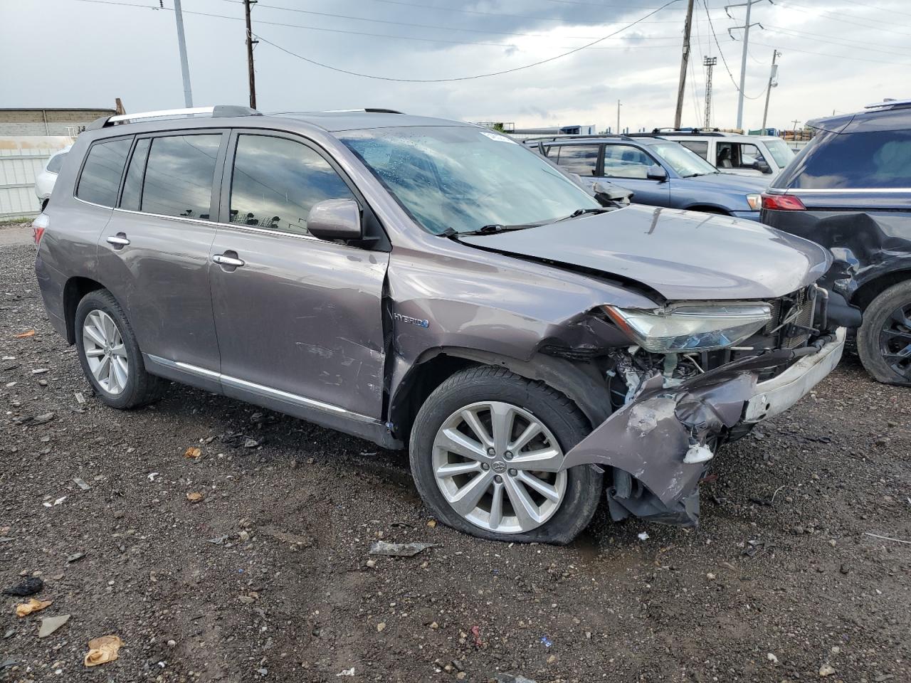 JTEDC3EH7D2018607 2013 Toyota Highlander Hybrid Limited