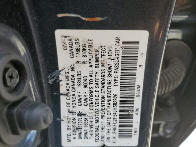 2018 HONDA CIVIC LX - 2HGFC2F54JH582926