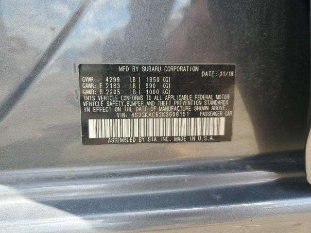 2019 Subaru Impreza Premium VIN: 4S3GKAC62K3608151 Lot: 56895964