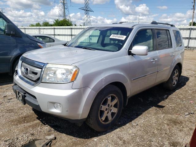 HONDA PILOT TOUR 2009 silver  gas 5FNYF48989B048744 photo #1