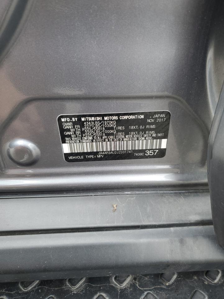 JA4AR3AU2JZ031741 2018 Mitsubishi Outlander Sport Es