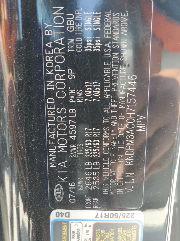 KNDPM3AC0H7157446 2017 Kia Sportage Lx