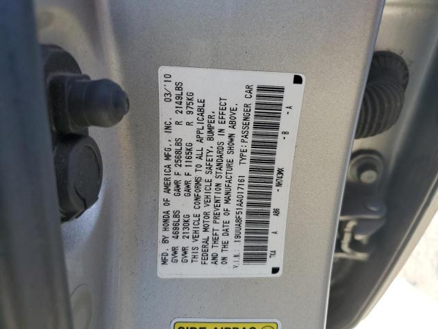 2010 Acura Tl VIN: 19UUA8F51AA017161 Lot: 55865804