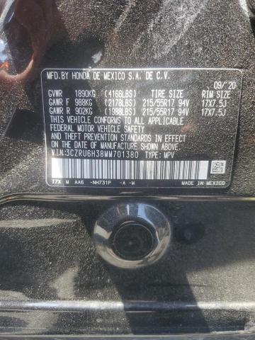 2021 Honda Hr-V Lx VIN: 3CZRU6H38MM701380 Lot: 55876104