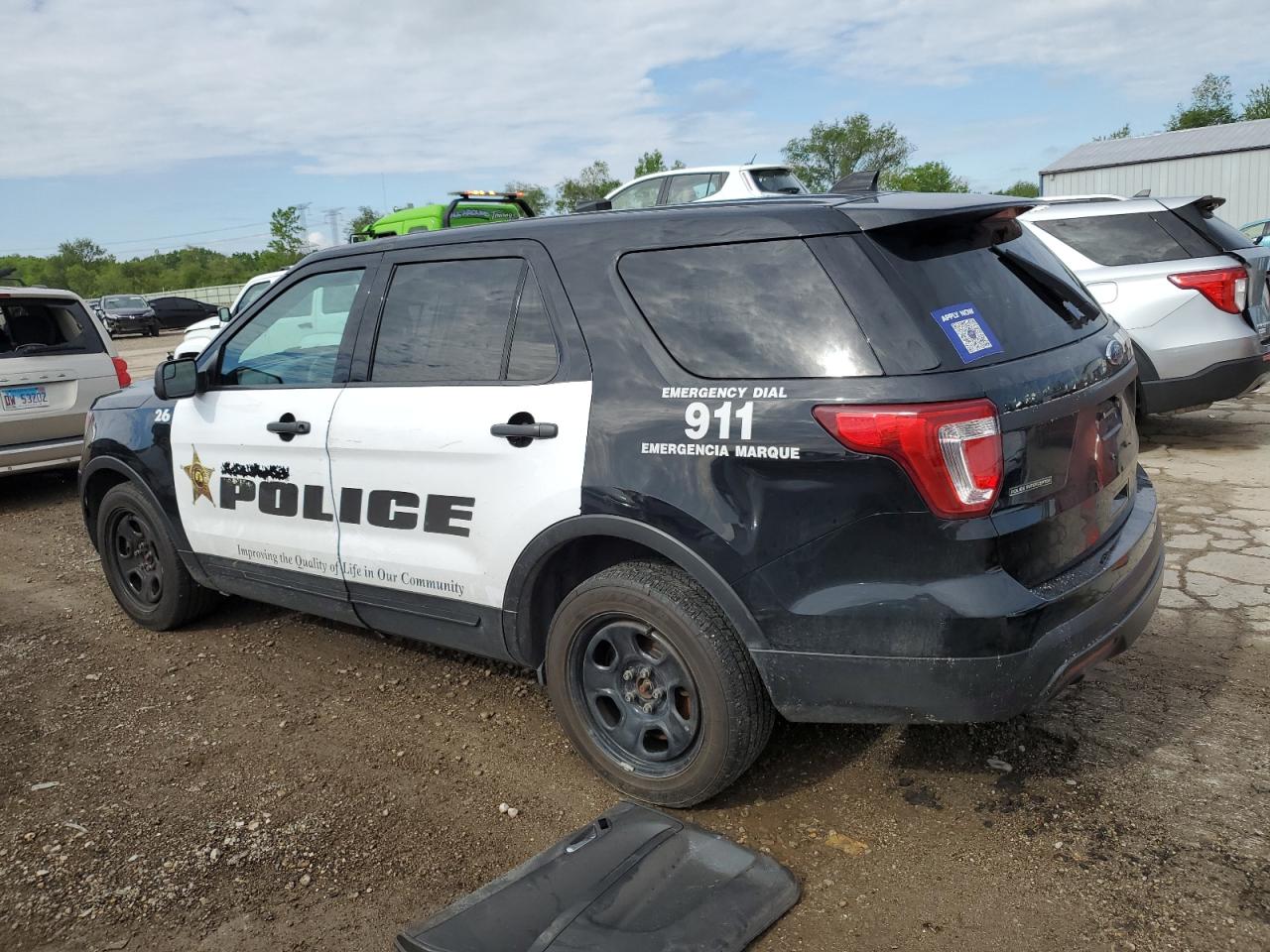 1FM5K8AR1HGD57570 2017 Ford Explorer Police Interceptor