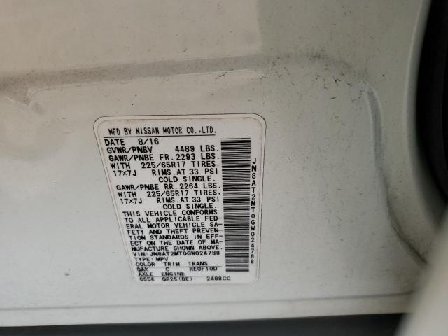 2016 Nissan Rogue S VIN: JN8AT2MT0GW024788 Lot: 54360124