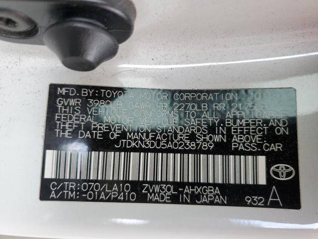 2010 Toyota Prius VIN: JTDKN3DU5A0238789 Lot: 56481034