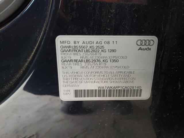 2012 Audi Q5 Prestige VIN: WA1WKAFP1CA028140 Lot: 54347704