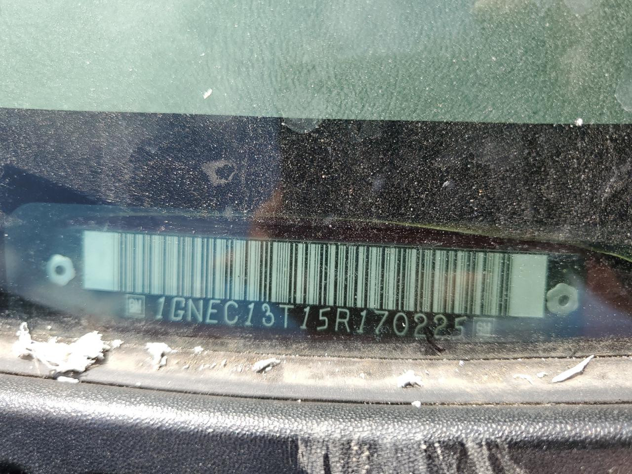 1GNEC13T15R170225 2005 Chevrolet Tahoe C1500