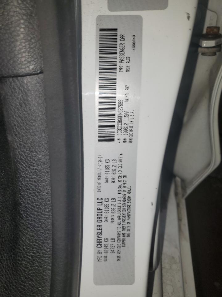 1C3CCCBG6FN527699 2015 Chrysler 200 S