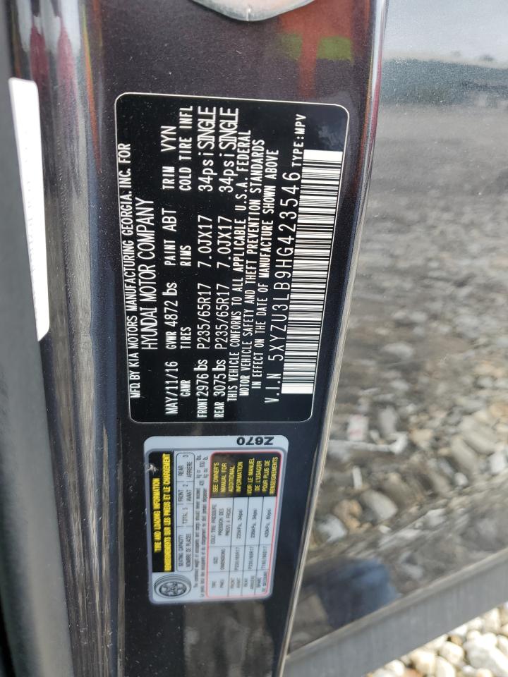 5XYZU3LB9HG423546 2017 Hyundai Santa Fe Sport