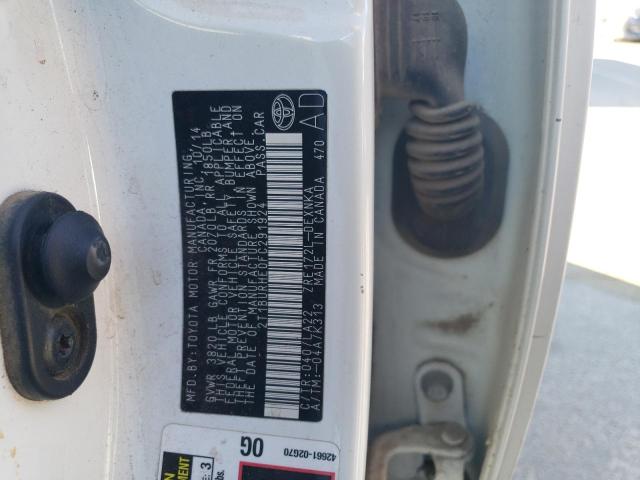 2015 TOYOTA COROLLA L - 2T1BURHE0FC291924