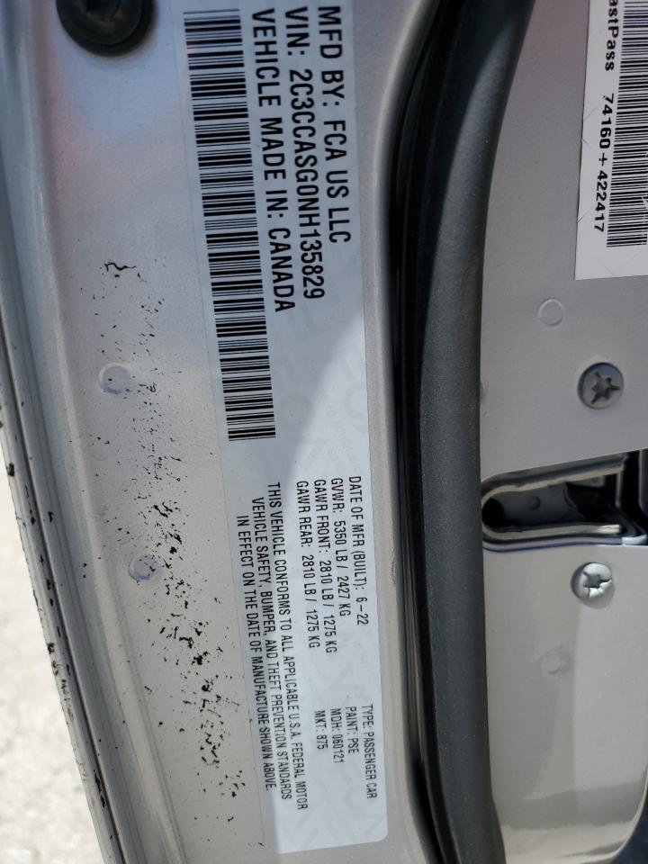 2C3CCASG0NH135829 2022 Chrysler 300 Touring L