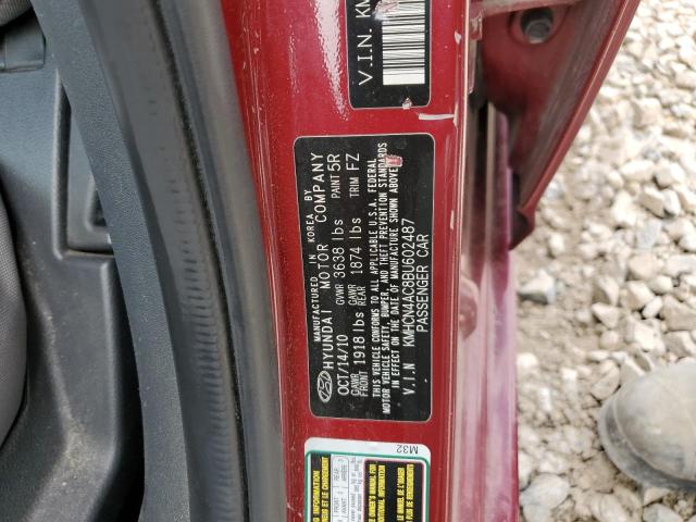 2011 Hyundai Accent Gls VIN: KMHCN4AC8BU602487 Lot: 54088684