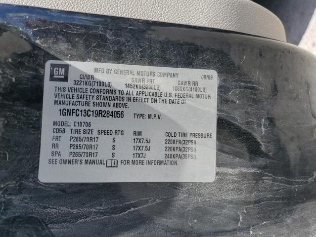 2009 Chevrolet Tahoe C1500 Ls VIN: 1GNFC13C19R284056 Lot: 54553064