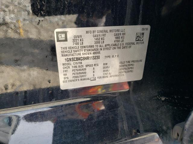 2018 Chevrolet Tahoe C1500 Lt VIN: 1GNSCBKC8HR113230 Lot: 55142784