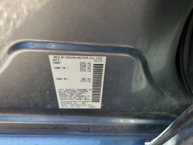 2021 Nissan Leaf S VIN: 1N4AZ1BV5MC551897 Lot: 55704394