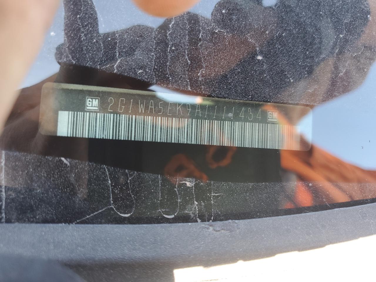 2G1WA5EK9A1111434 2010 Chevrolet Impala Ls