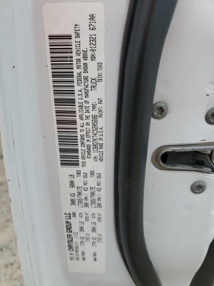 1C6RD7KT4CS205686 2012 Dodge Ram 1500 St