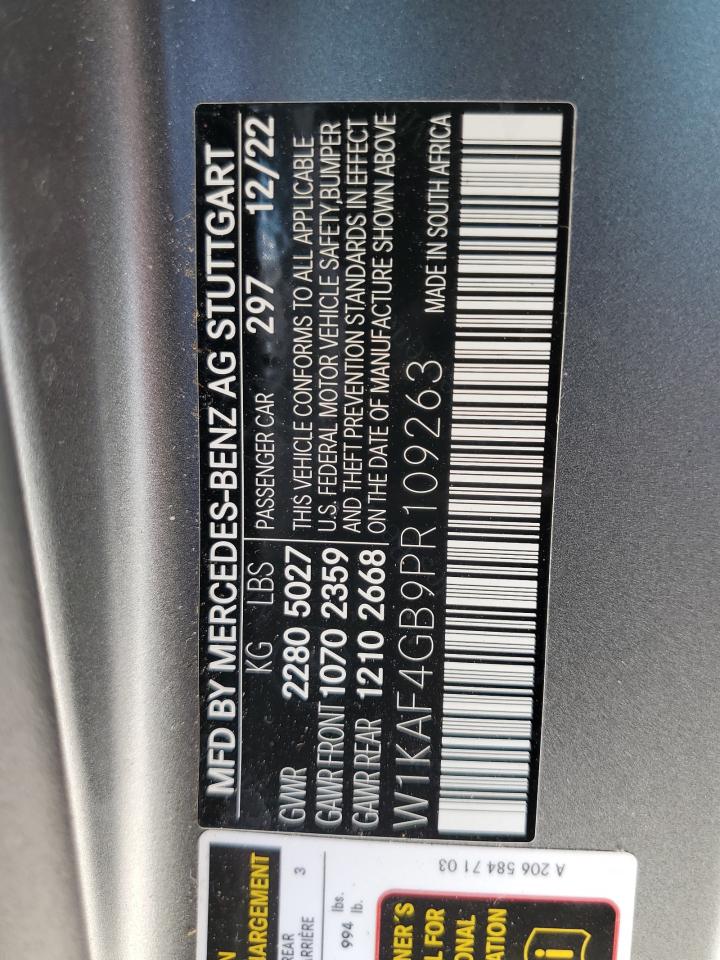 W1KAF4GB9PR109263 2023 Mercedes-Benz C 300