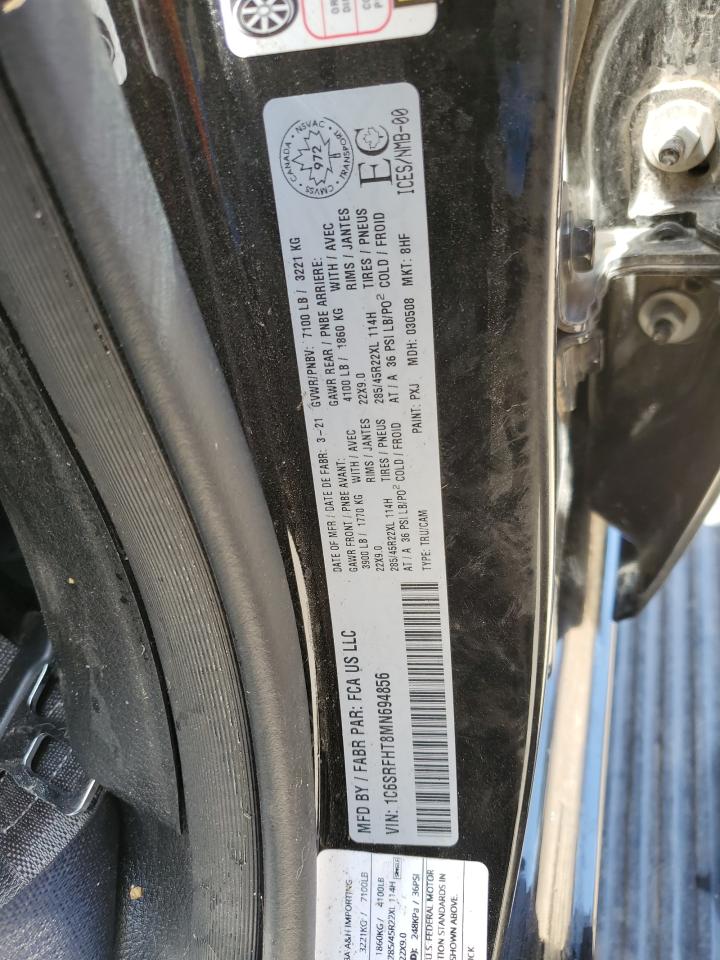 1C6SRFHT8MN694856 2021 Ram 1500 Limited