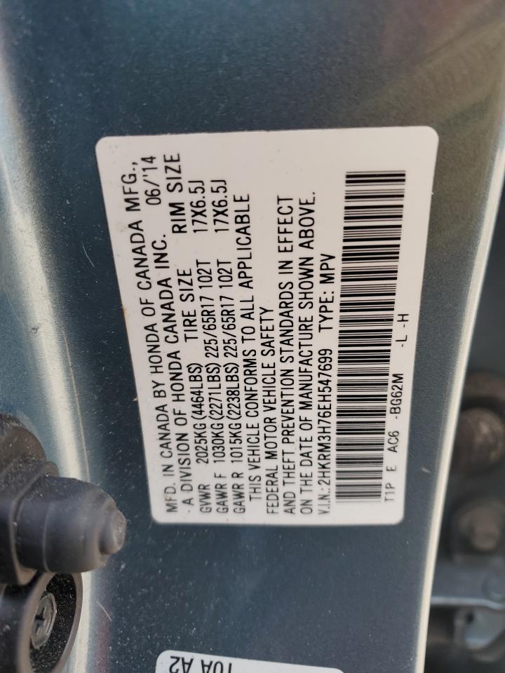 2HKRM3H76EH547699 2014 Honda Cr-V Exl