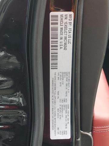 2021 Dodge Durango R/T VIN: 1C4SDJCT1MC746342 Lot: 53230084