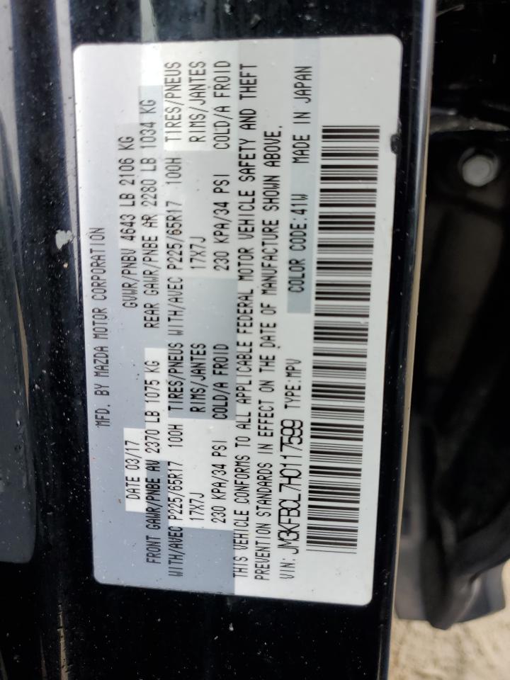 JM3KFBCL7H0117599 2017 Mazda Cx-5 Touring