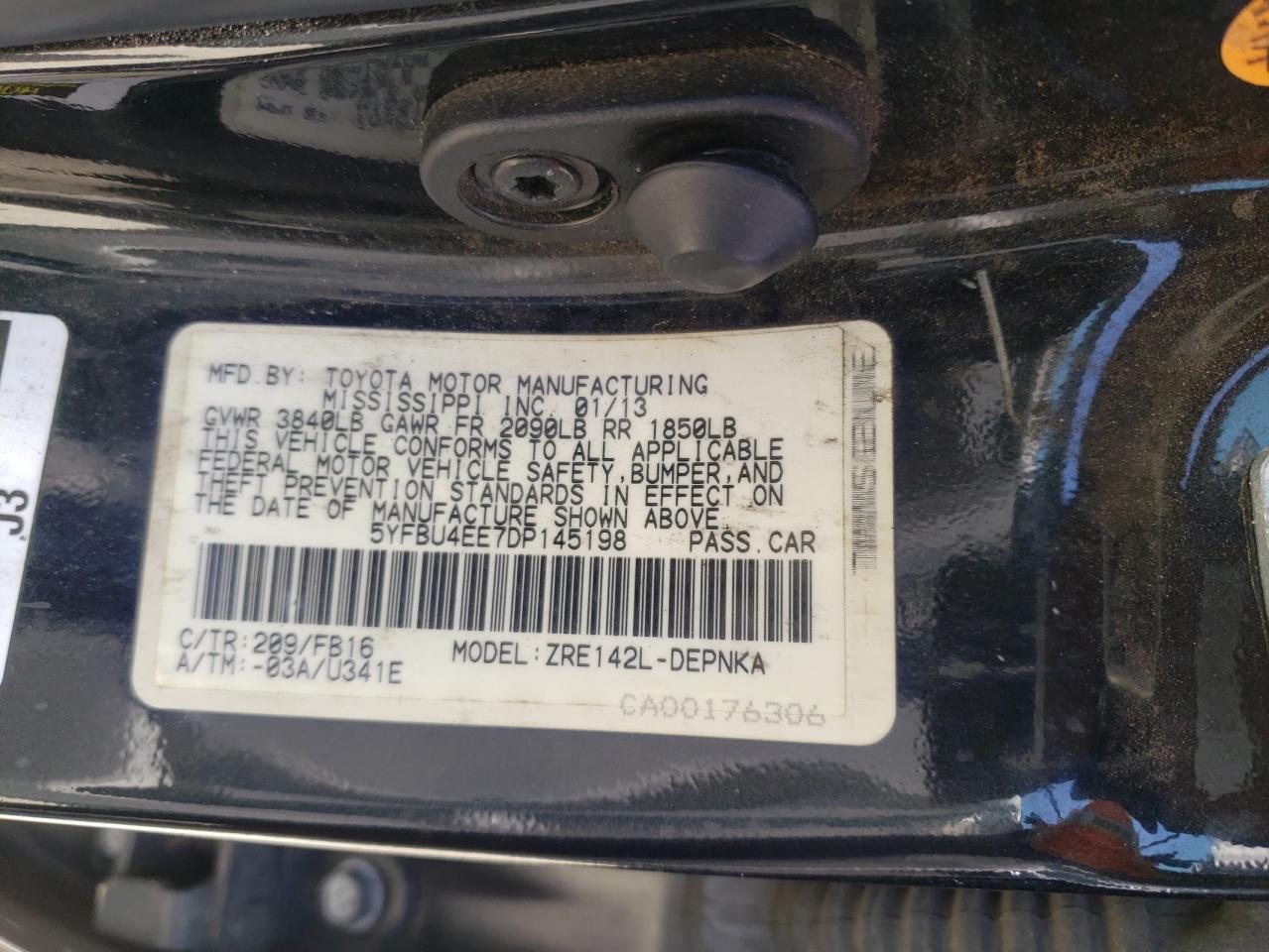 5YFBU4EE7DP145198 2013 Toyota Corolla Base