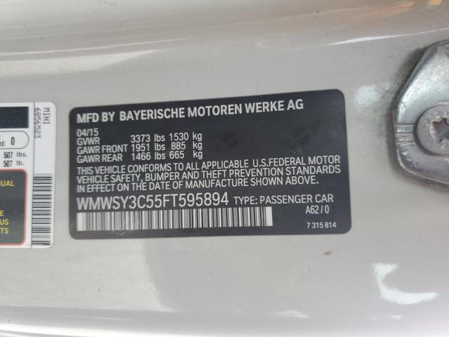 2015 MINI COOPER ROA - WMWSY3C55FT595894
